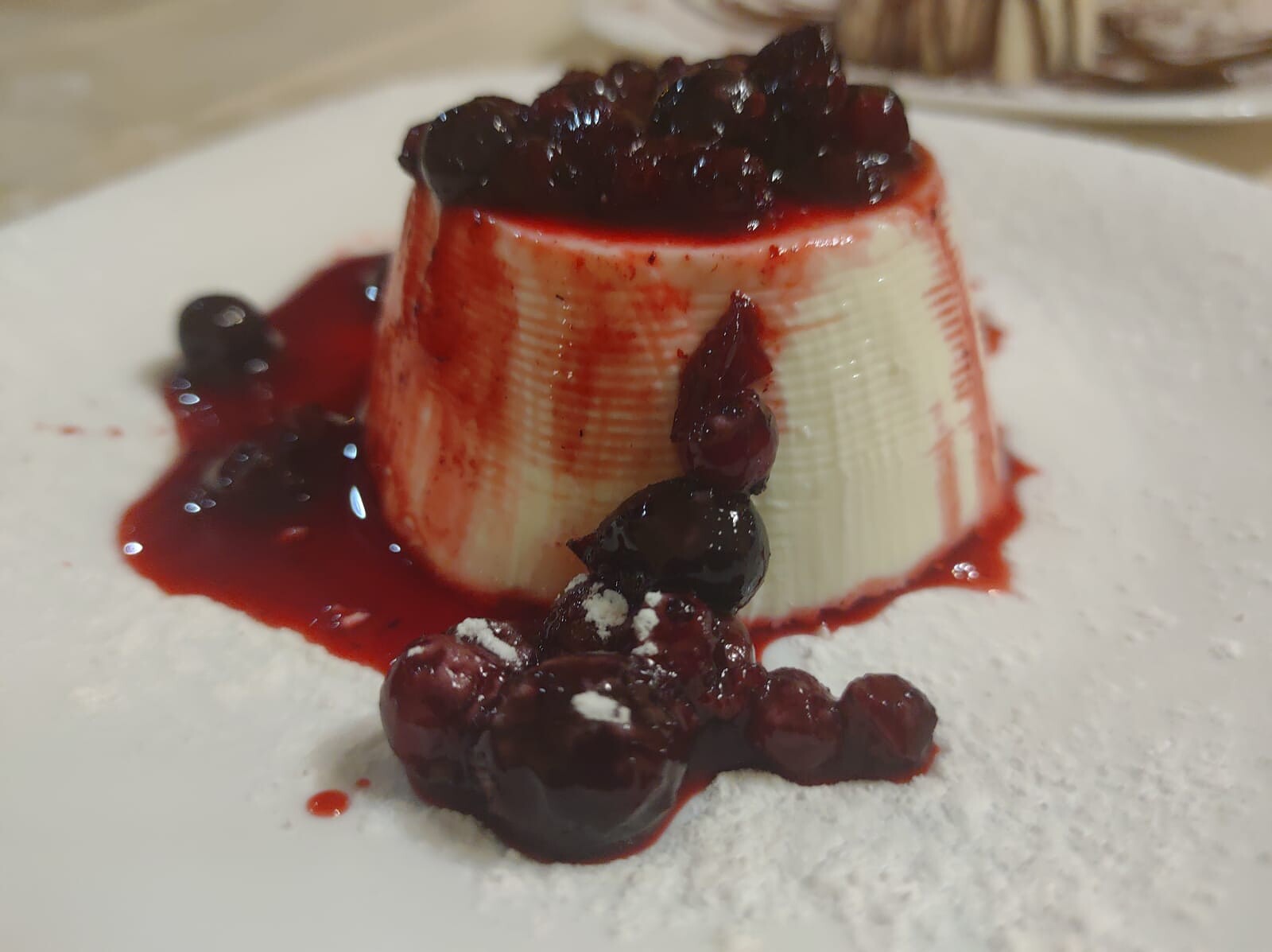 Panna cotta ai frutti di bosco