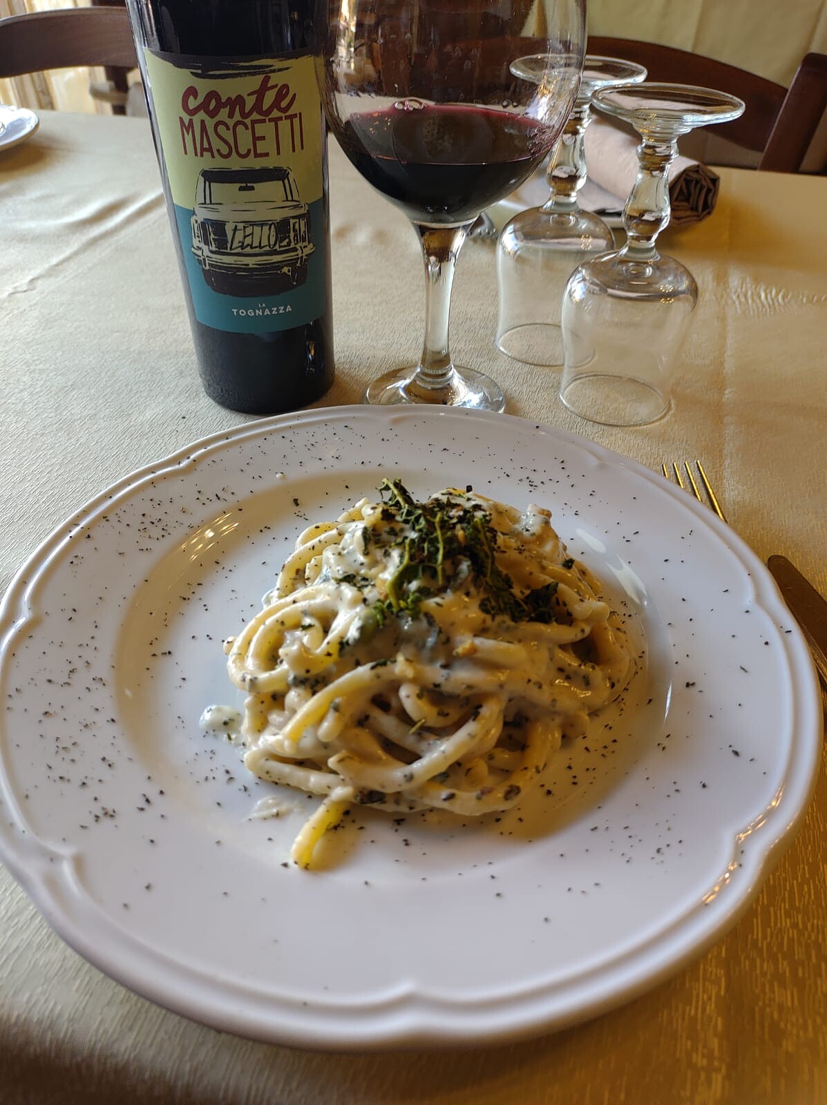 Tonnarelli al tartufo